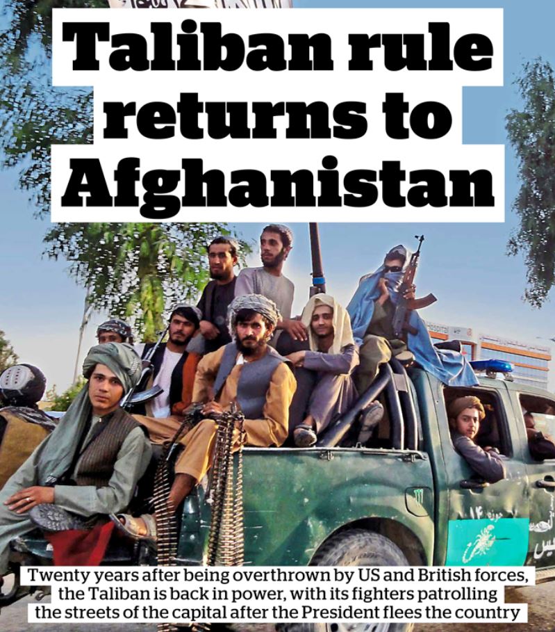 Afghanistan withdrawal i 16-8-2021 - enlarge
